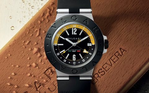 Bulgari 2022 Aluminium GMT Amerigo Vespucci｜充滿冒險(xiǎn)活力的三色設(shè)計(jì)