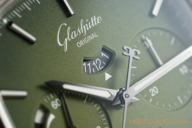GLASHüTTE ORIGINAL - 好Funky的復(fù)古表！ 格拉蘇蒂原創(chuàng)Seventies Chronograph墨玉綠面盤(pán)