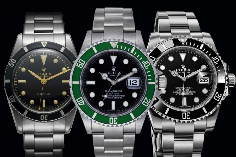 回顧Rolex Submariner潛水表歷史！ 最經典的水鬼經歷了多代的轉變