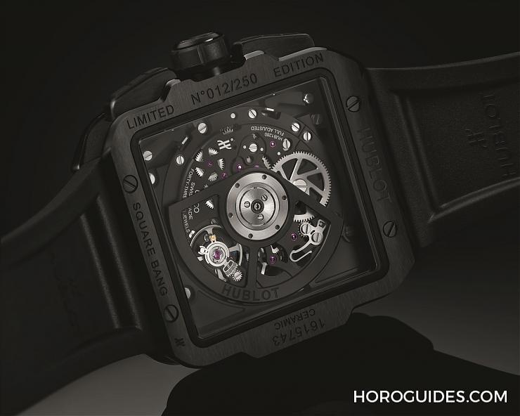 HUBLOT - 宇舶推出高階運(yùn)動(dòng)方形表Square Bang Unico計(jì)時(shí)碼表卓越工藝盡在方寸之間