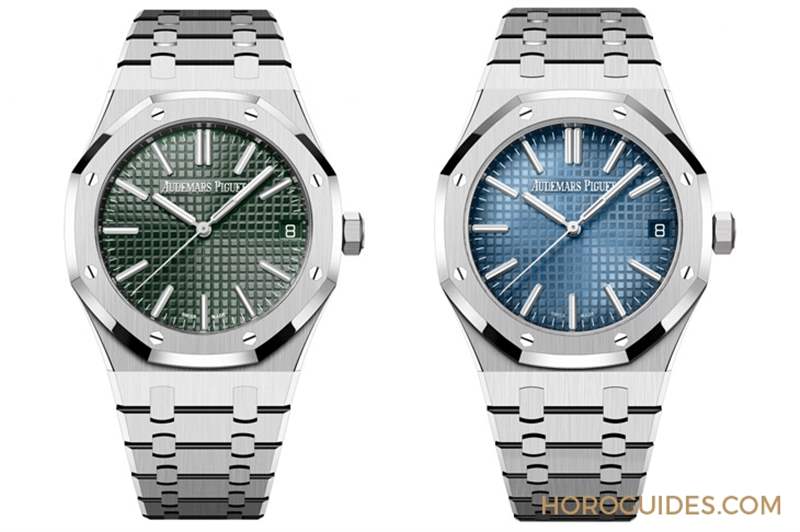 AUDEMARS PIGUET - 白金材質(zhì)的Royal Oak「JUMBO」16202BC，采用愛彼全新藍(lán)色粒紋表面