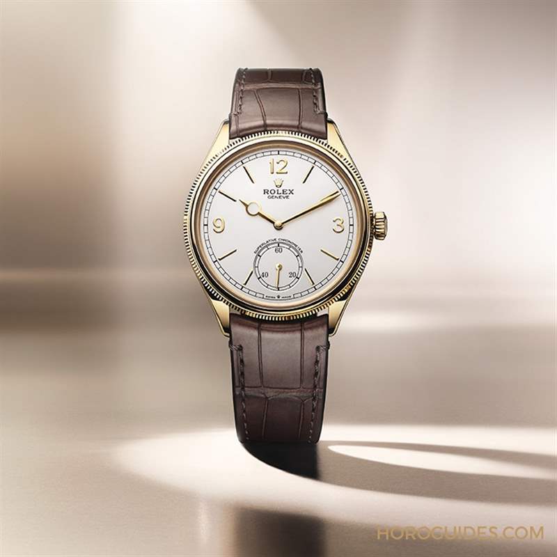ROLEX - 勞力士全新系列Perpetual 1908，小三針、貴金屬、7140新機芯配透明底蓋