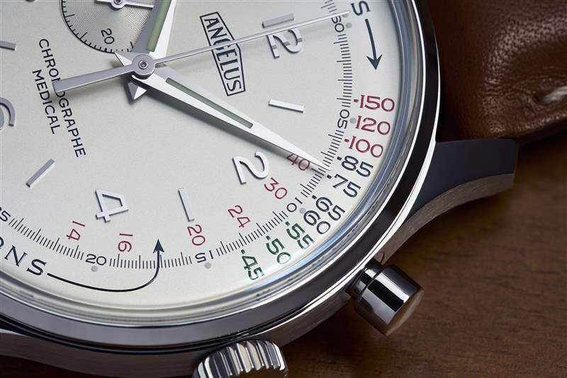 Angelus與Massena LAB合作推出Chronographe Médical復(fù)刻版單按鈕計時碼表