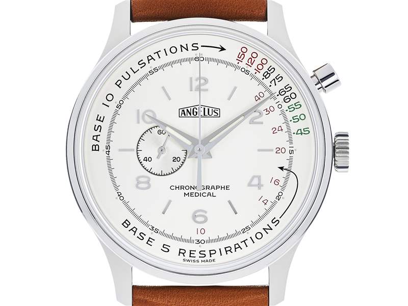 Angelus與Massena LAB合作推出Chronographe Médical復(fù)刻版單按鈕計時碼表