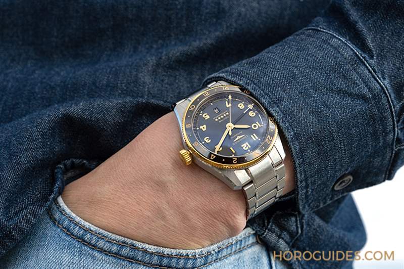 LONGINES - 為此地與彼時，都鍍上Golden Hour：浪琴表Spirit Zulu Time，新增18K黃金細節