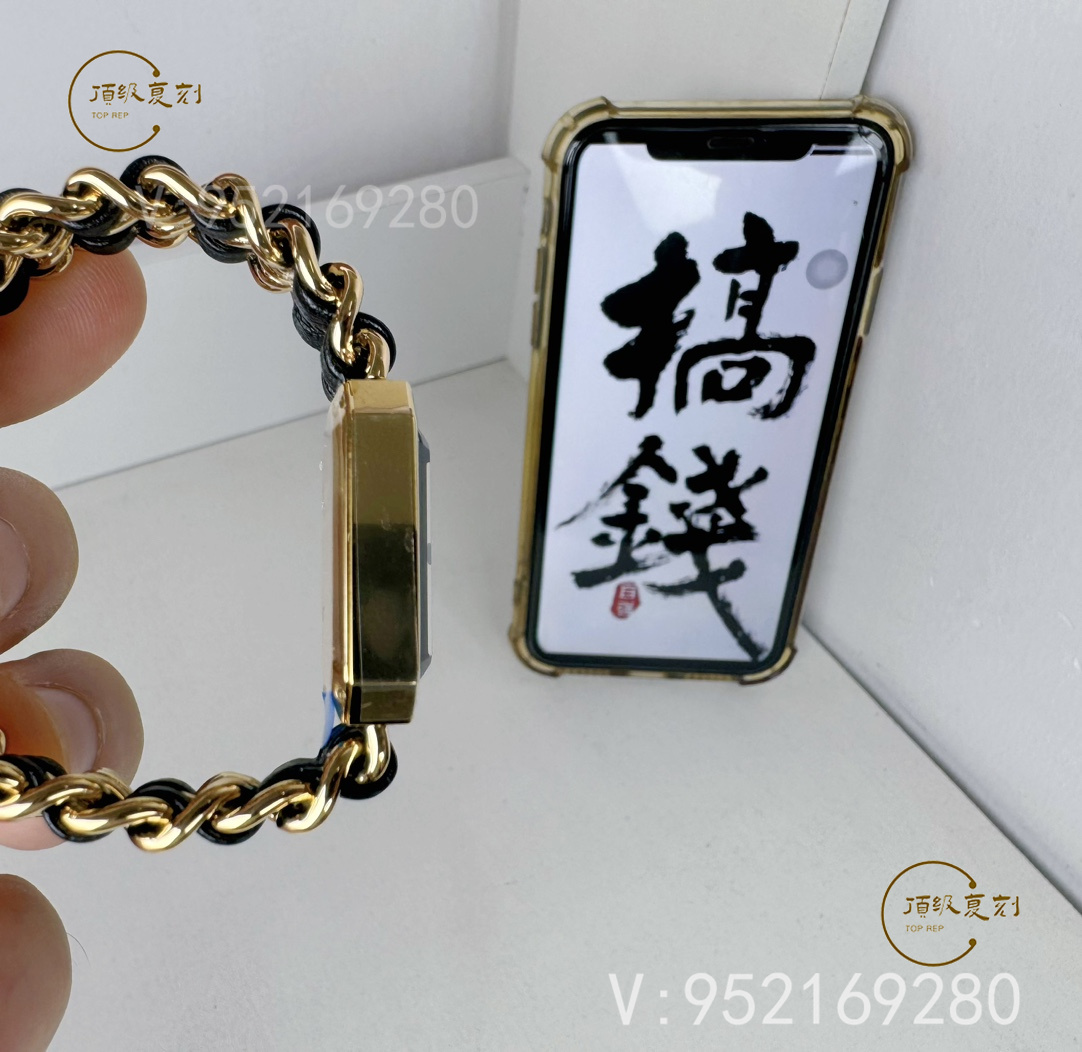 BV廠香奈兒PREMIERE系列H6951黑金方糖評測-中古女士腕表的獨(dú)特魅力
